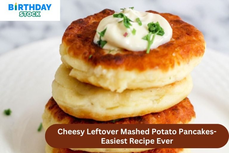 Cheesy Leftover Mashed Potato Pancakes-Easiest Recipe Ever
