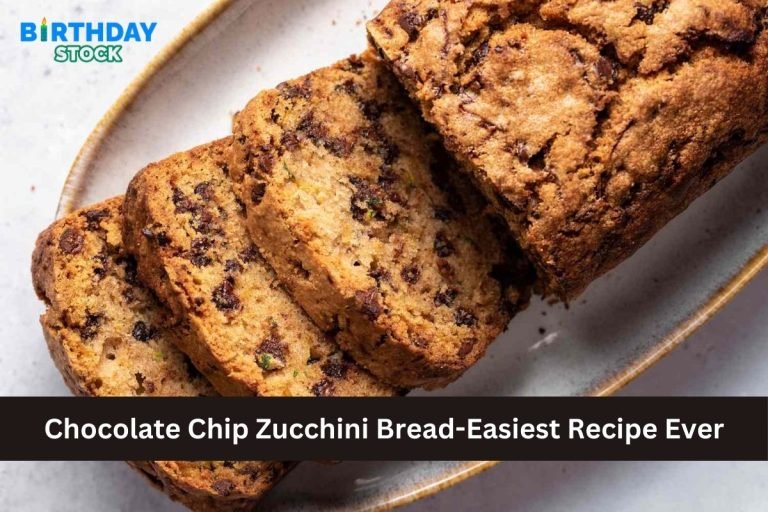 Chocolate Chip Zucchini Bread-Easiest Recipe Ever