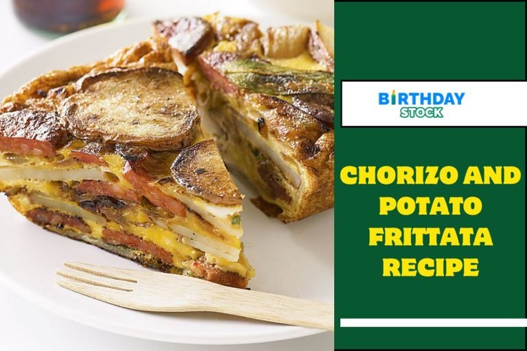 Chorizo and Potato Frittata Recipe