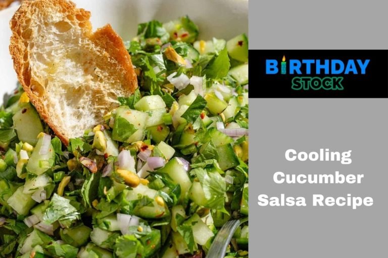 Cooling Cucumber Salsa Recipe