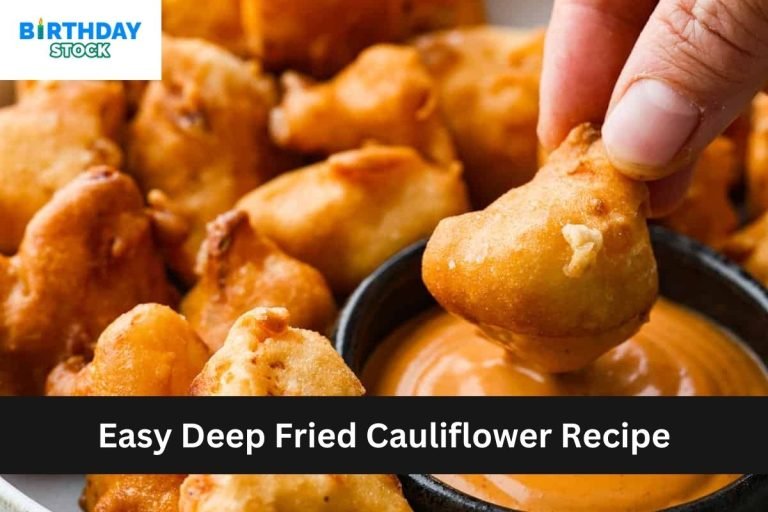 Easy Deep Fried Cauliflower Recipe