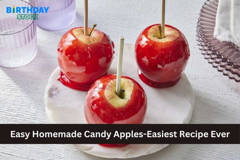 Easy Homemade Candy Apples-Easiest Recipe Ever