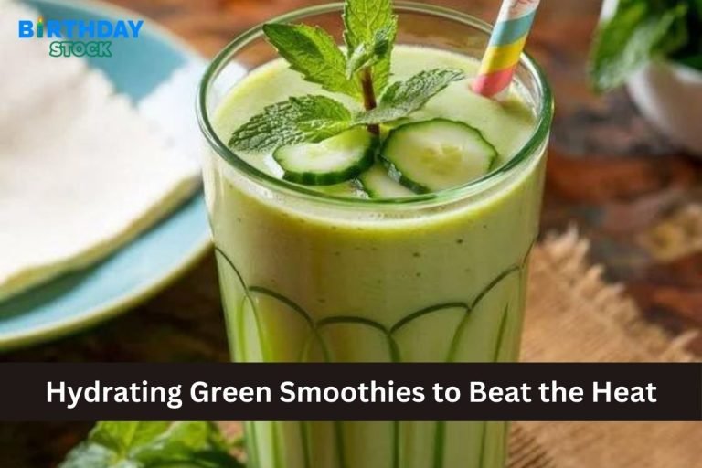 Hydrating Green Smoothies to Beat the Heat