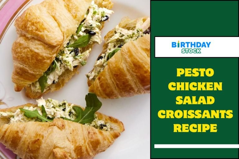 Pesto Chicken Salad Croissants Recipe