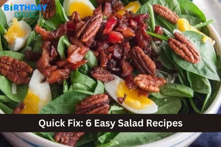 Quick Fix: 6 Easy Salad Recipes