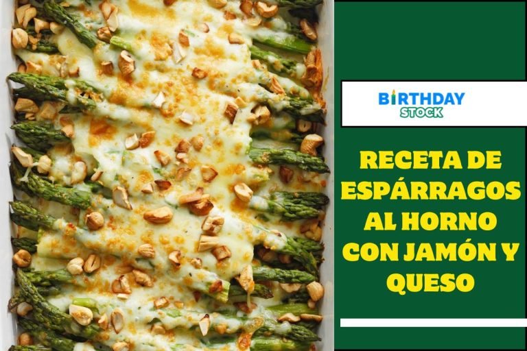Receta de espárragos al horno con jamón y queso