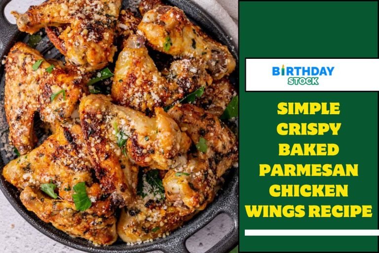 Simple Crispy Baked Parmesan Chicken Wings Recipe